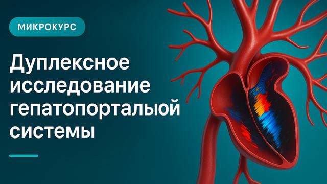 Гепатопортальдық жүйені дуплексті зерттеу.